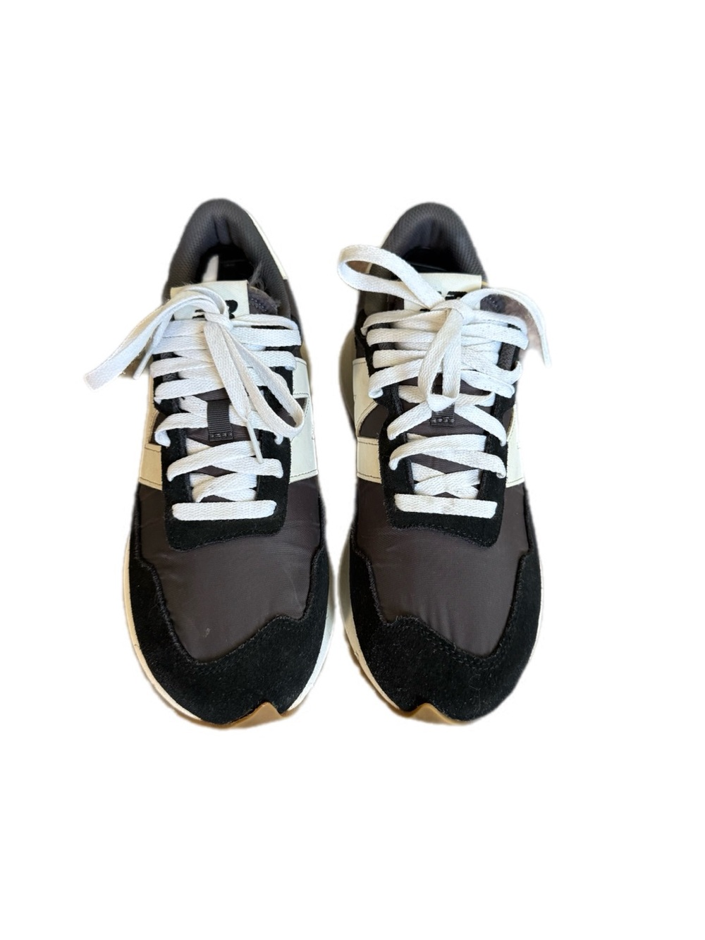 New Balance 237 Black and White Retro Runner - women size 10 men 8.5 - Picture 5 of 7